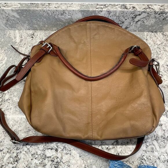 Vera Pelle Handbags - Prodotto Artigianale Vera Pelle Toro Firenze Italian Leather Shoulder Bag Purse